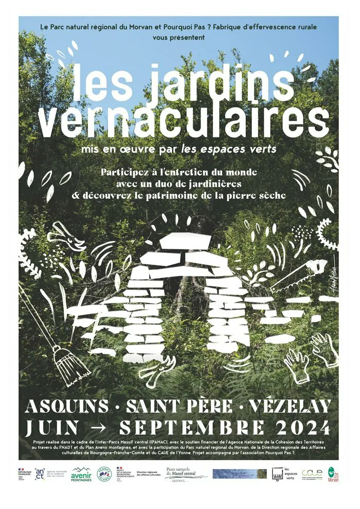 À la découverte des jardins vernaculaires d'Asquins Camping municipal d'Asquins Asquins