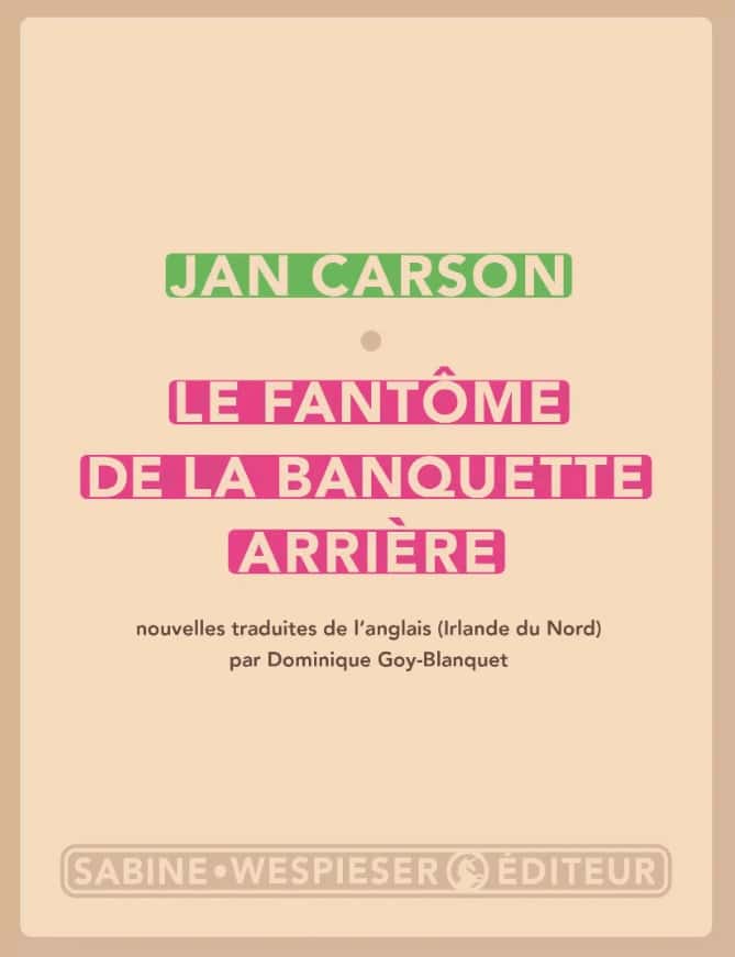 carson jan le fantome de la banquette arrière