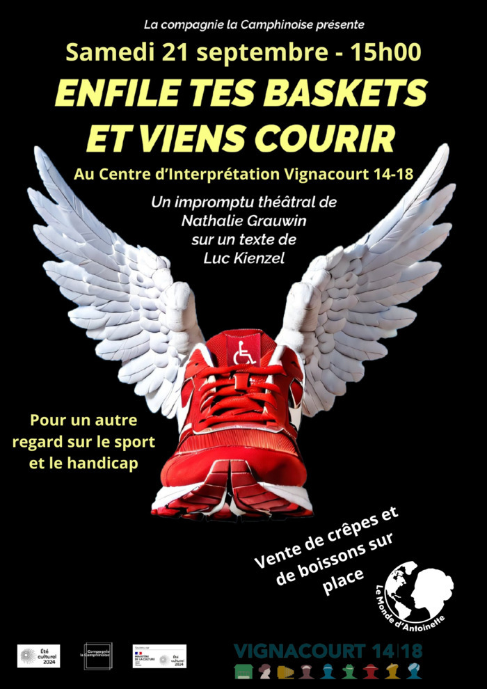 "Enfile tes baskets et viens courir" Centre d'interprétation Vignacourt 14-18 Vignacourt