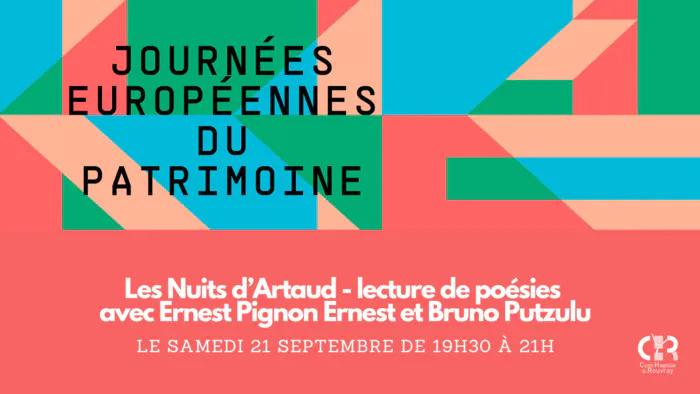 Conférence : Les Nuits d’Artaud avec Ernest Pignon Ernest et Bruno Putzulu Centre Hospitalier du Rouvray Sotteville-lès-Rouen