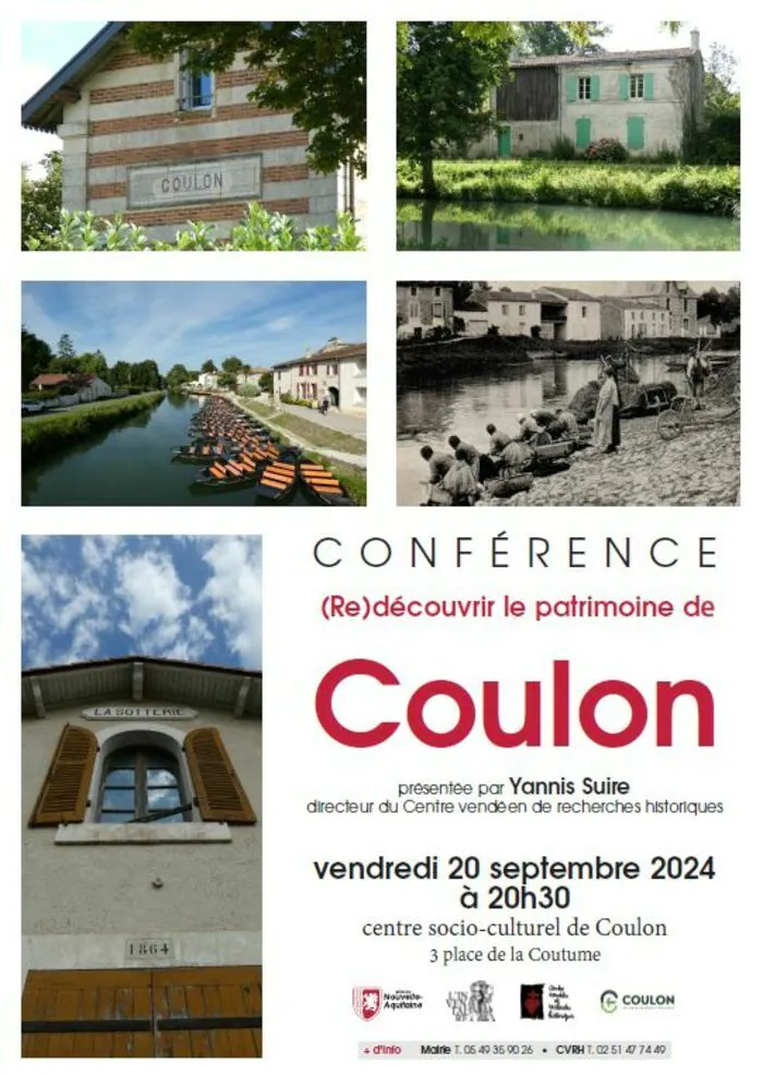 Conférence : « (re)découvrir le patrimoine de Coulon » Centre socioculturel du Marais Coulon