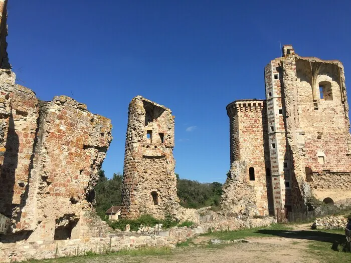 Visite des ruines du château de Hérisson Château de Hérisson Hérisson