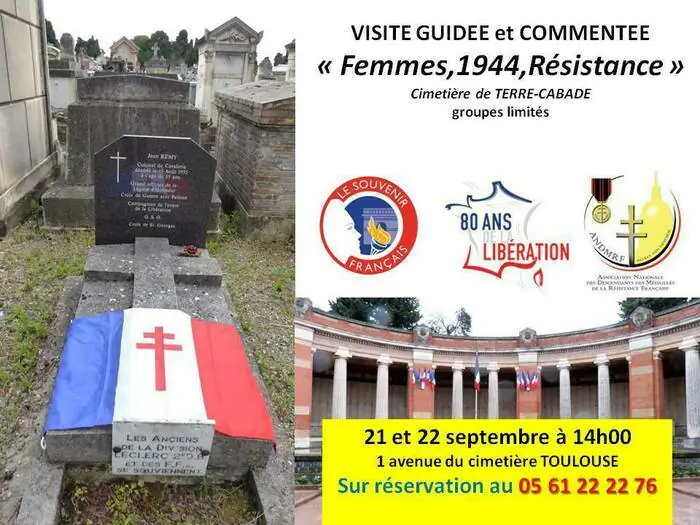 Visite guidée : les 80 ans de la Libération Cimetière de Terre-Cabade Toulouse