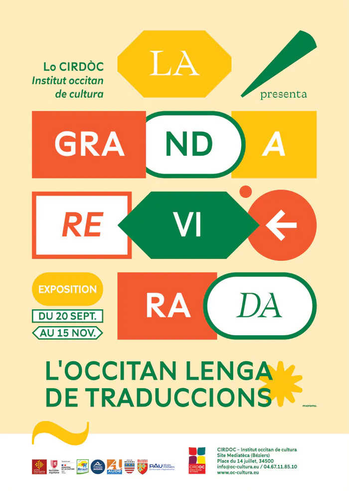 Visites guidées de l'exposition : « La granda revirada ! L'occitan lenga de traduccions » CIRDÒC - Mediatèca occitana Béziers