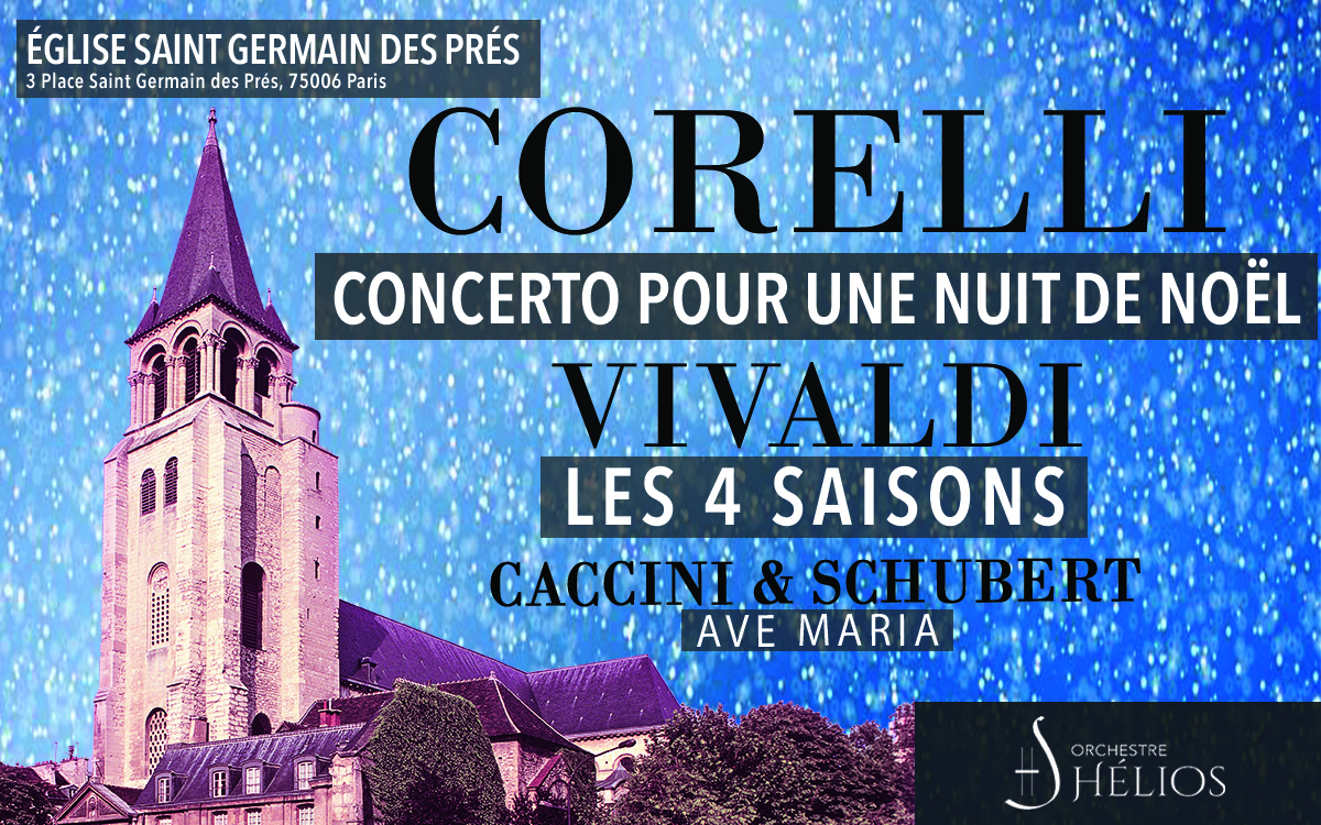 Concerto de Noël de Corelli & Les 4 Saisons de Vivaldi Eglise Saint-Louis en L'Ile Paris