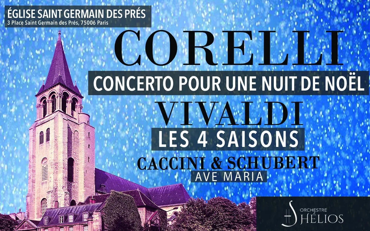 Concerto de Noël de Corelli & Les 4 Saisons de Vivaldi Eglise Saint-Louis en L'Ile Paris