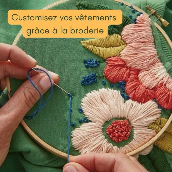 Customisez vos vêtements grâce à la broderie Maison des Arts du fil Rennes