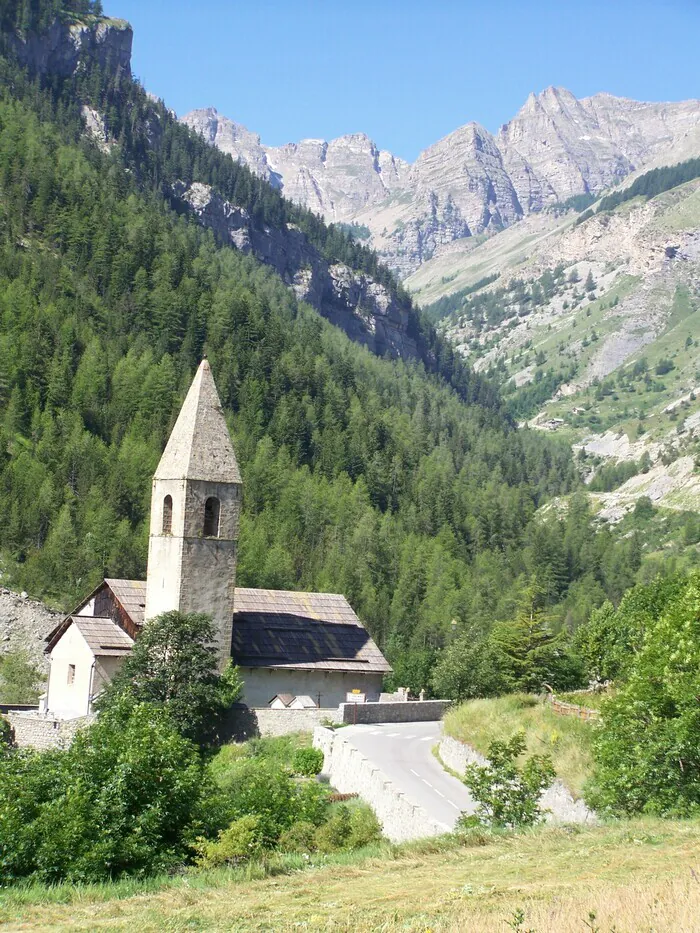 Visite de l'église et du village Eglise de Saint Dalmas le Selvage Saint-Dalmas-le-Selvage