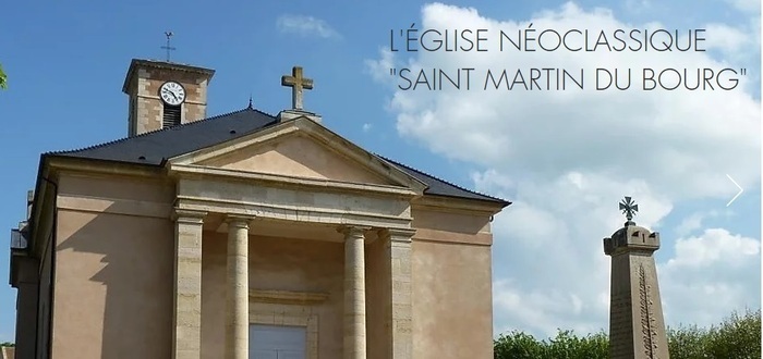 Visite guidée de l'église néo-classique Saint-Martin-du-Bourg de Laives Église Saint-Martin-du-Bourg (Saint-Thibault) Laives