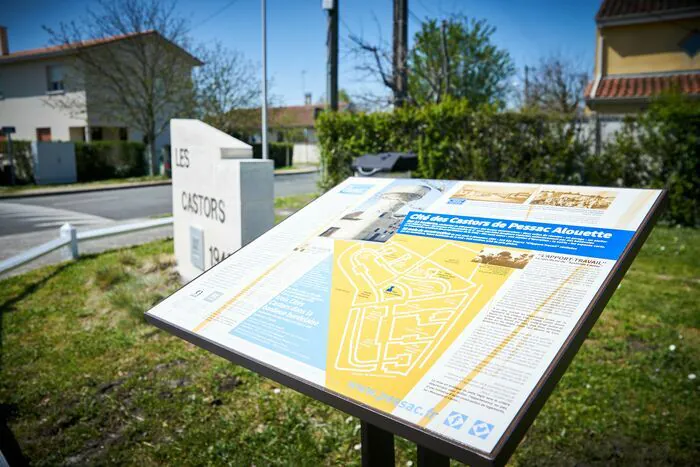 Balades découverte de la Cité Castors et de son histoire Entrée de la Cité Castor Pessac