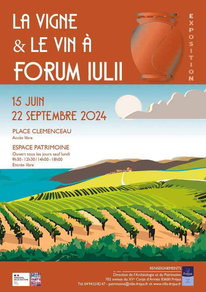 La vigne et le vin à Forum Iulii Espace Patrimoine (Tour Moderne) Fréjus