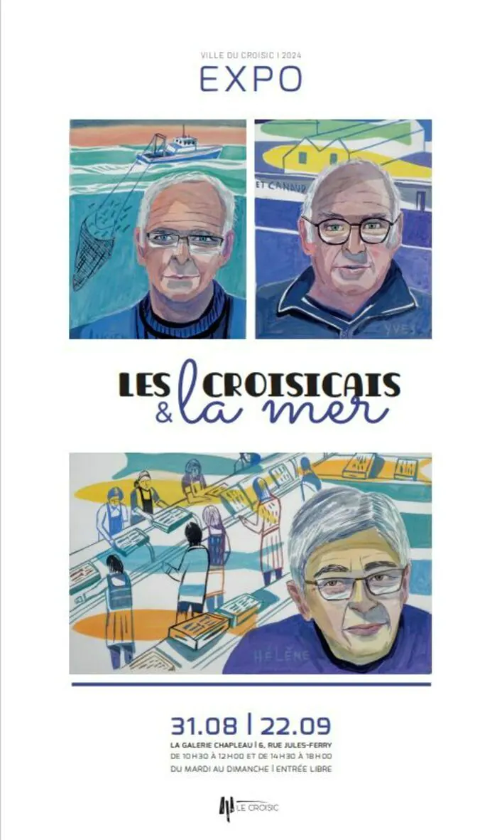 Les Croisicais et la mer galerie Chapleau Le Croisic