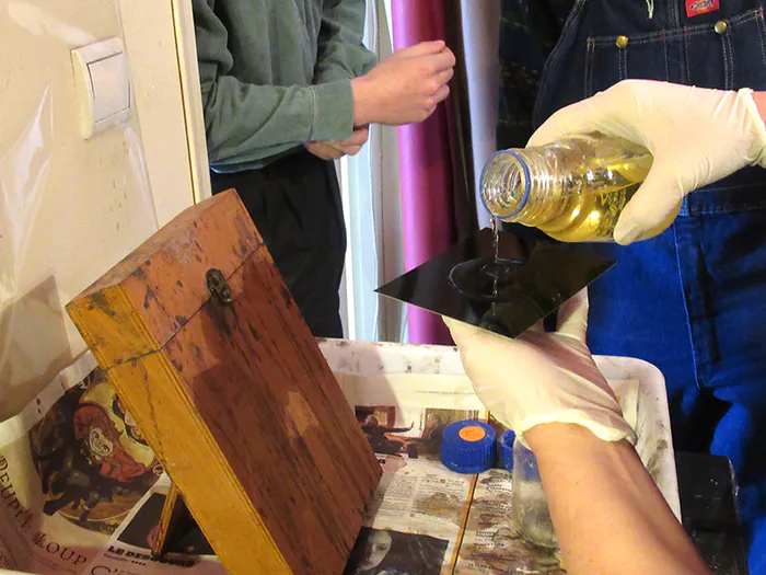 Atelier Démonstration d'un procédé photographique ancien : le collodion humide Grange dîmière