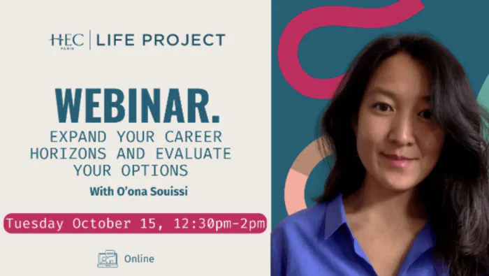 Webinar "Expand your career horizons and evaluate your options" HEC Alumni