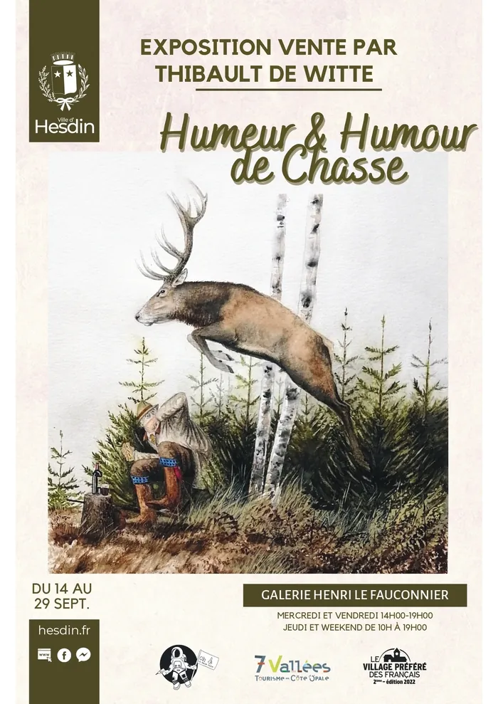 Humeur et humour de chasse Hôtel de ville 10 place d'armes 62140 Hesdin Hesdin