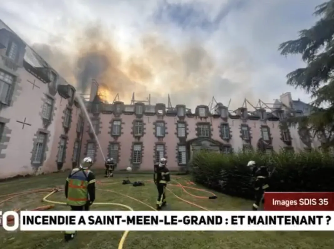 incendie seminaire saint-meen-le-grand