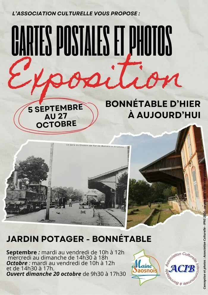 Exposition "Bonnétable d'hier à aujourd'hui" Jardin Potager Bonnétable