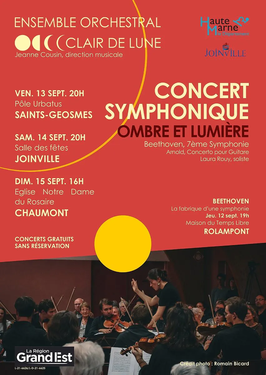 CONCERT SYMPHONIQUE "OMBRE ET LUMIERE"