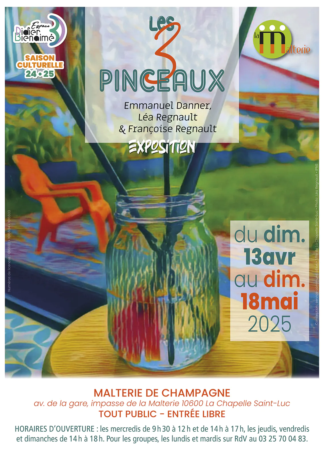 Exposition Les 3 pinceaux Emmanuelle Danner