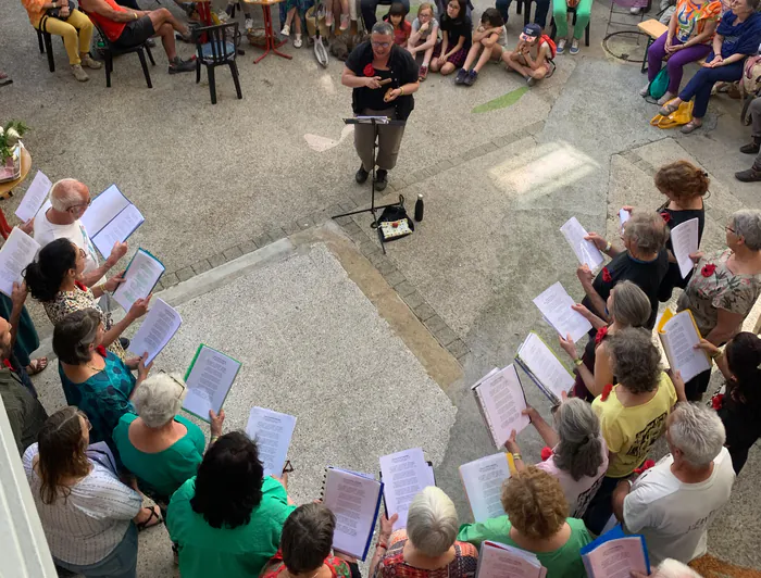 Concert du c(h)œur ouvrier de La Fraternelle La Maison du Peuple de Saint-Claude - association La Fraternelle Saint-Claude