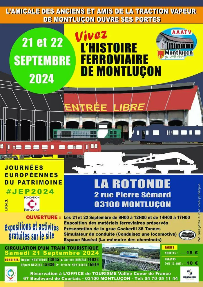 Portes ouvertes de la Rotonde ferroviaire La Rotonde Montluçon