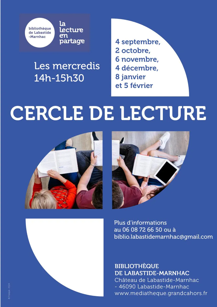 Cercle de lecture à la bibliothèque de Labastide-Marnhac