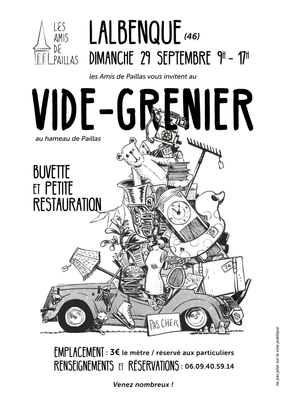 Vide-greniers à Paillas (Lalbenque)