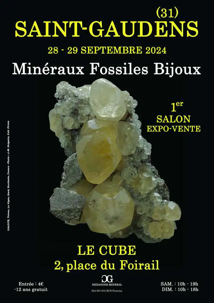 1er SALON MINERAUX FOSSILES BIJOUX de SAINT-GAUDENS (Haute-Garonne) Le Cube Saint-Gaudens