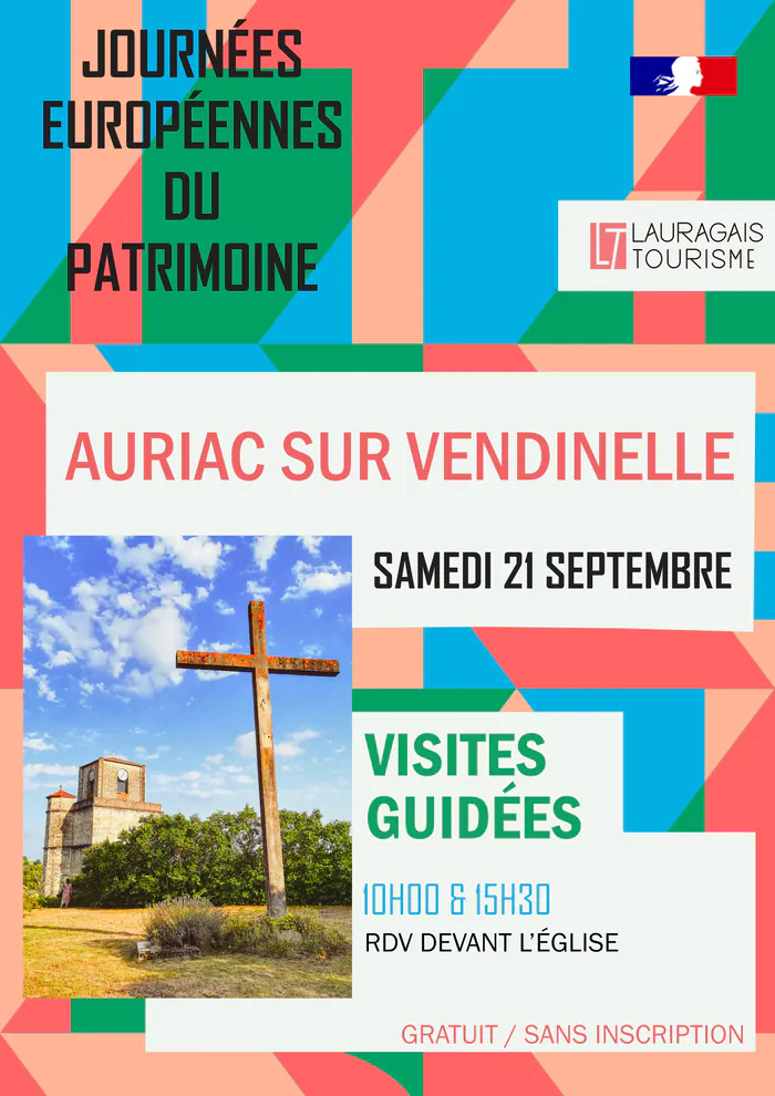 Visite guidée d'Auriac-sur-Vendinelle Le village d'Auriac-sur-Vendinelle Auriac-sur-Vendinelle