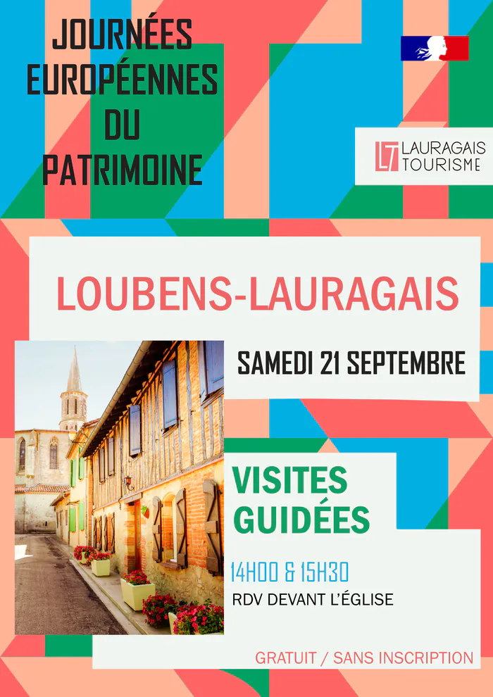 Visite guidée de Loubens-Lauragais Le village de Loubens-Lauragais Loubens-Lauragais