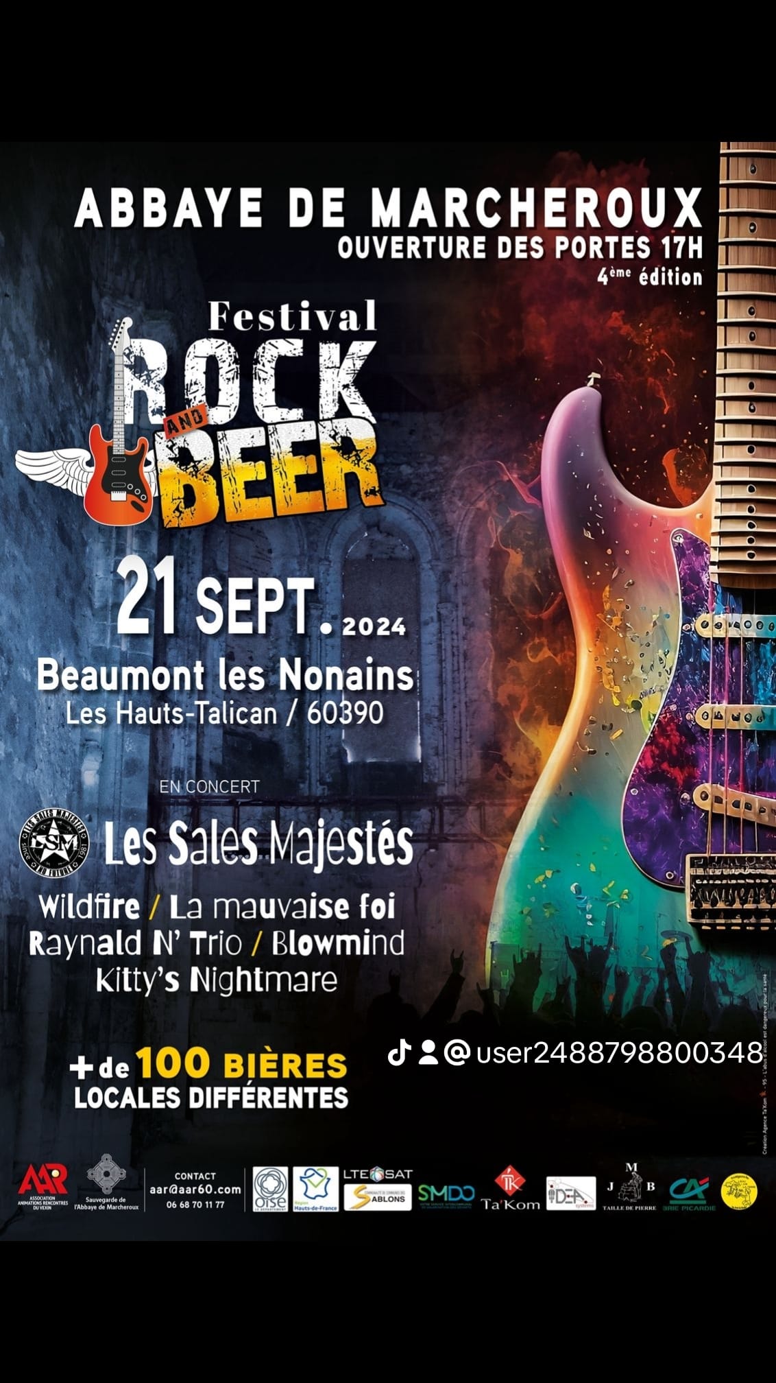 Festival Rock & Beer Les HautsTalican samedi 21 septembre 2024