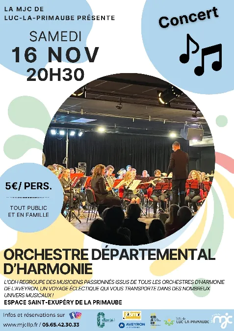 CONCERT Orchestre Départemental d'Harmonie