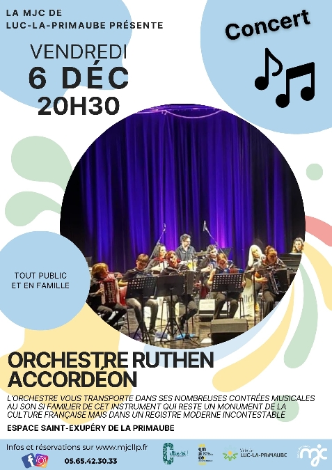 CONCERT Orchestre Ruthen' Accordéon