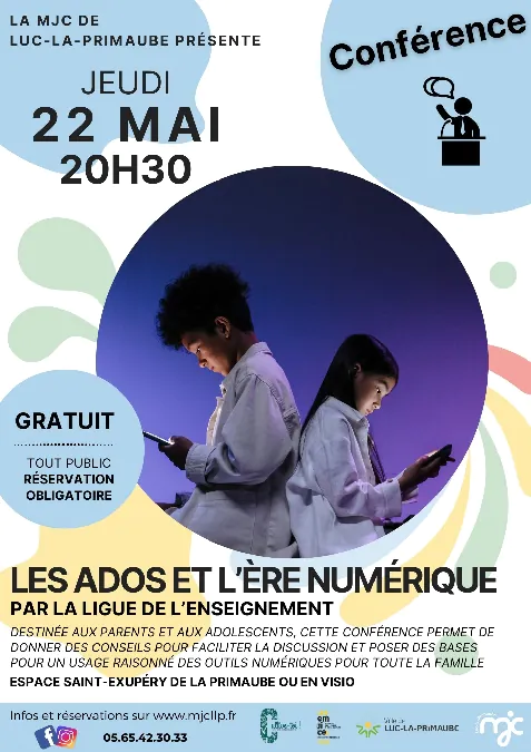 CONFÉRENCE Les ados et l'ère numérique