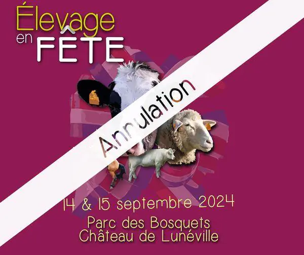 FÊTE DE L'ÉLEVAGE ANNULÉE