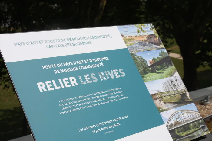 Visite libre de l'exposition temporaire Ponts du Pays d'art et d'histoire - Relier les rives Maison de la Rivière Allier Moulins