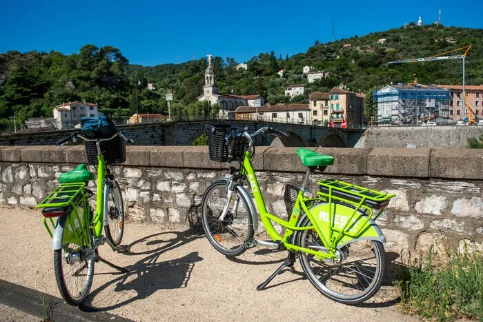 Visite guidée d'Alès à vélo Maison des mobillités Alès