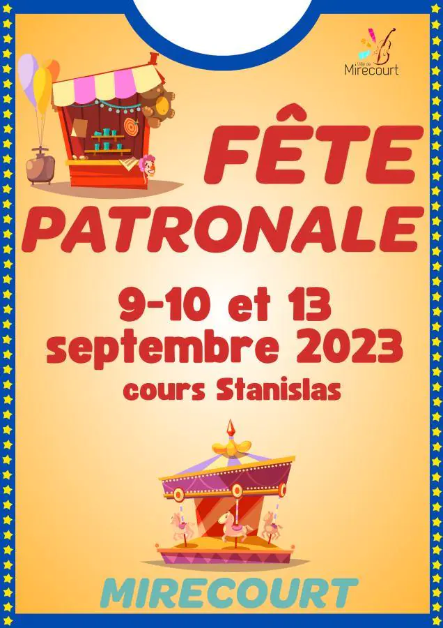 FÊTE PATRONALE ET FORAINE