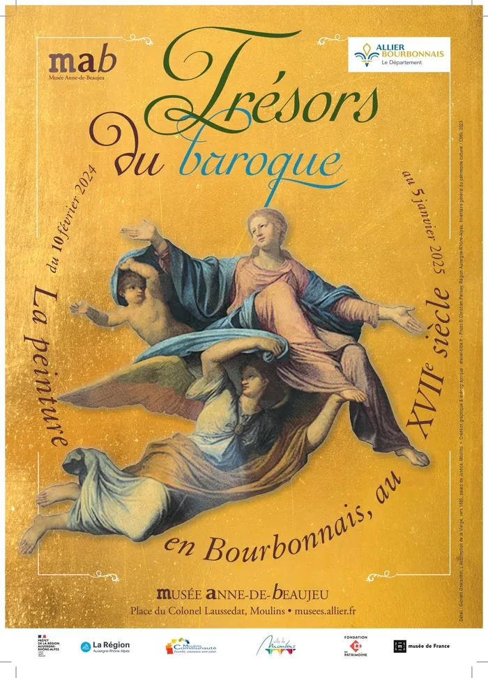 Visite de l'exposition Trésors du baroque Musée Anne-de-Beaujeu et maison Mantin Moulins