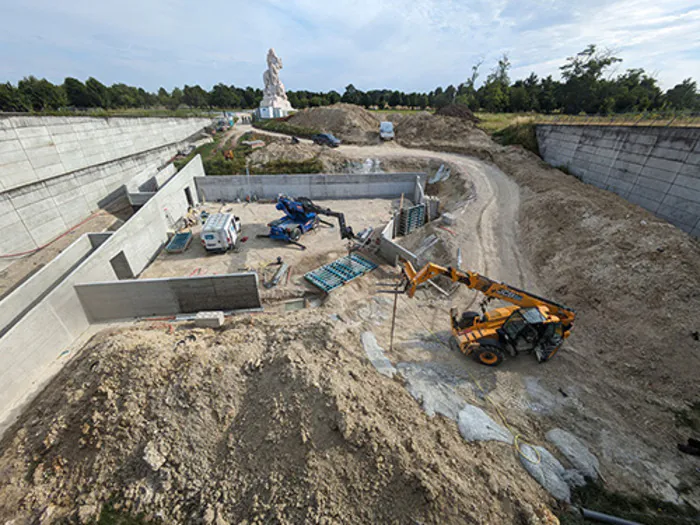 Focus sur la future tranchée pédagogique Musée de la Grande Guerre du pays de Meaux Meaux