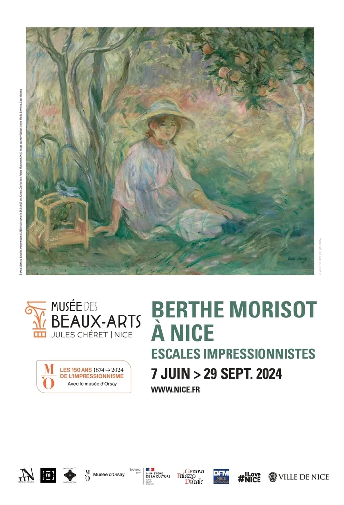 Visite guidée exposition Berthe Morisot à Nice Musée des Beaux-Arts de Nice Nice