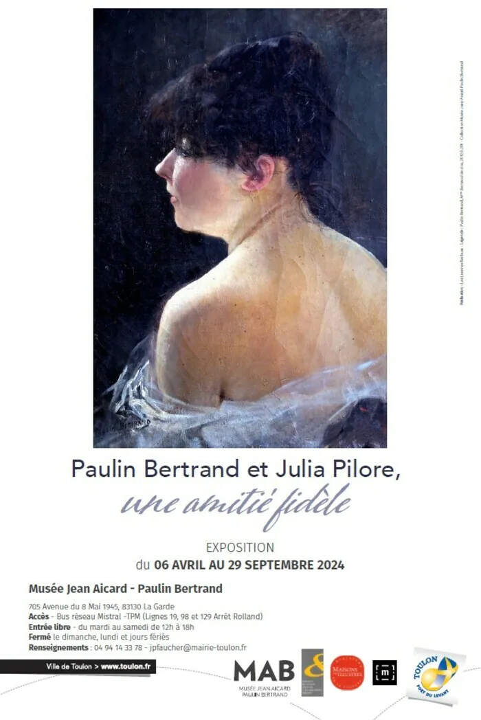 Visite de l'exposition "Paulin Bertrand et Julia Pilore