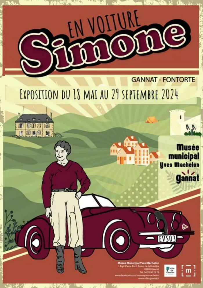 En voiture Simone Musée Yves Machelon Gannat