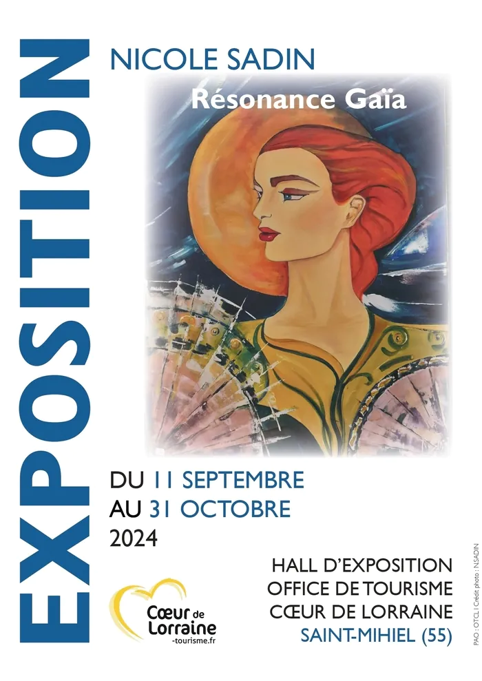 Exposition de peintures "Résonance Gaïa" Office de tourisme Coeur de Lorraine / Ancienne abbaye Saint-Michel Saint-Mihiel