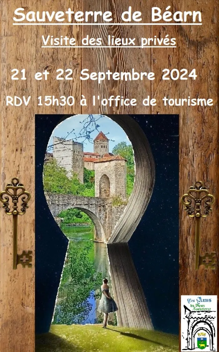 Visite guidée de la cité médiévale et portes ouvertes des lieux privés ! Office de tourisme Sauveterre-de-Béarn