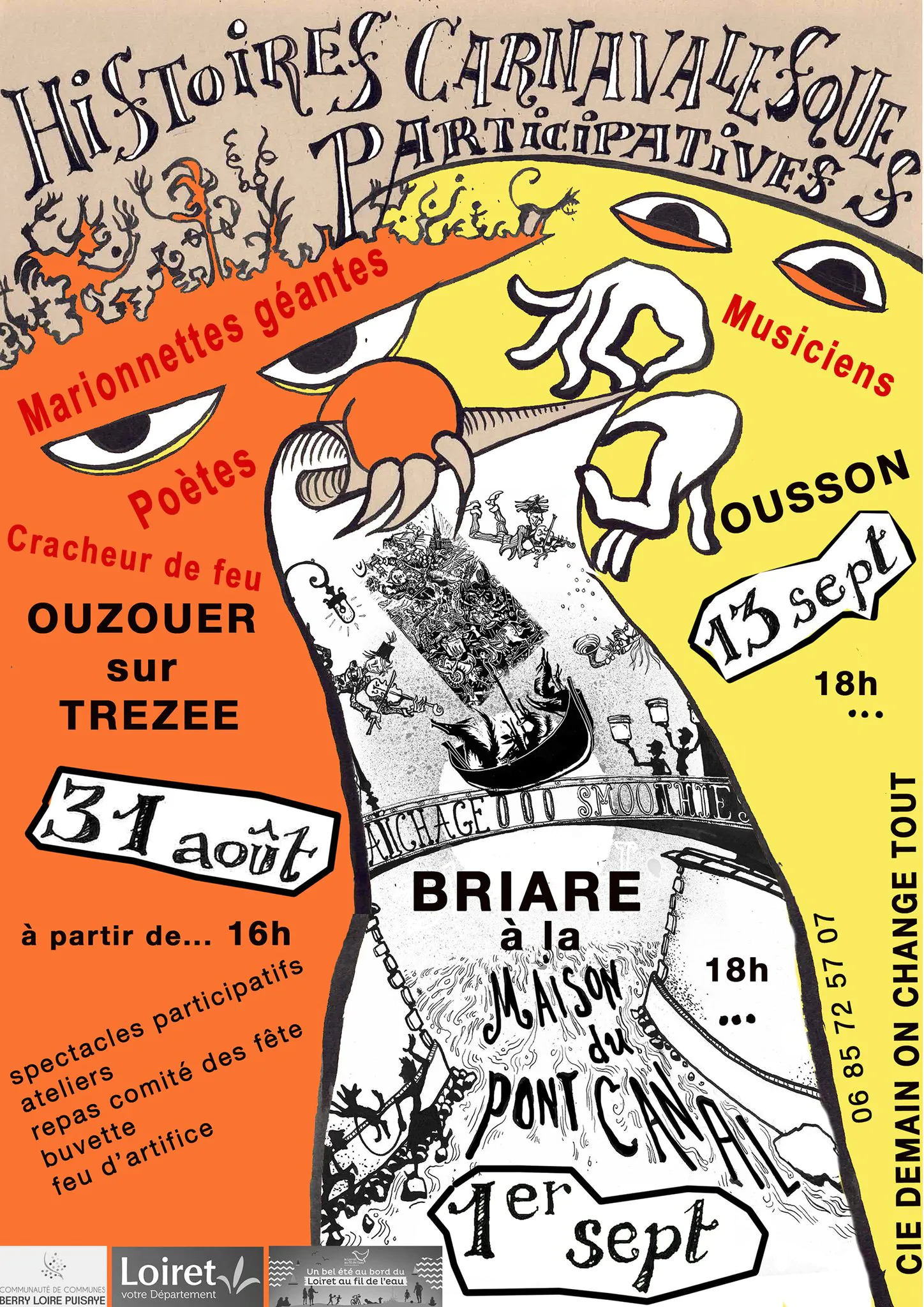 Spectacle "Histoires Carnavaleques Participatives" avec la Cie Demain On Change Tout