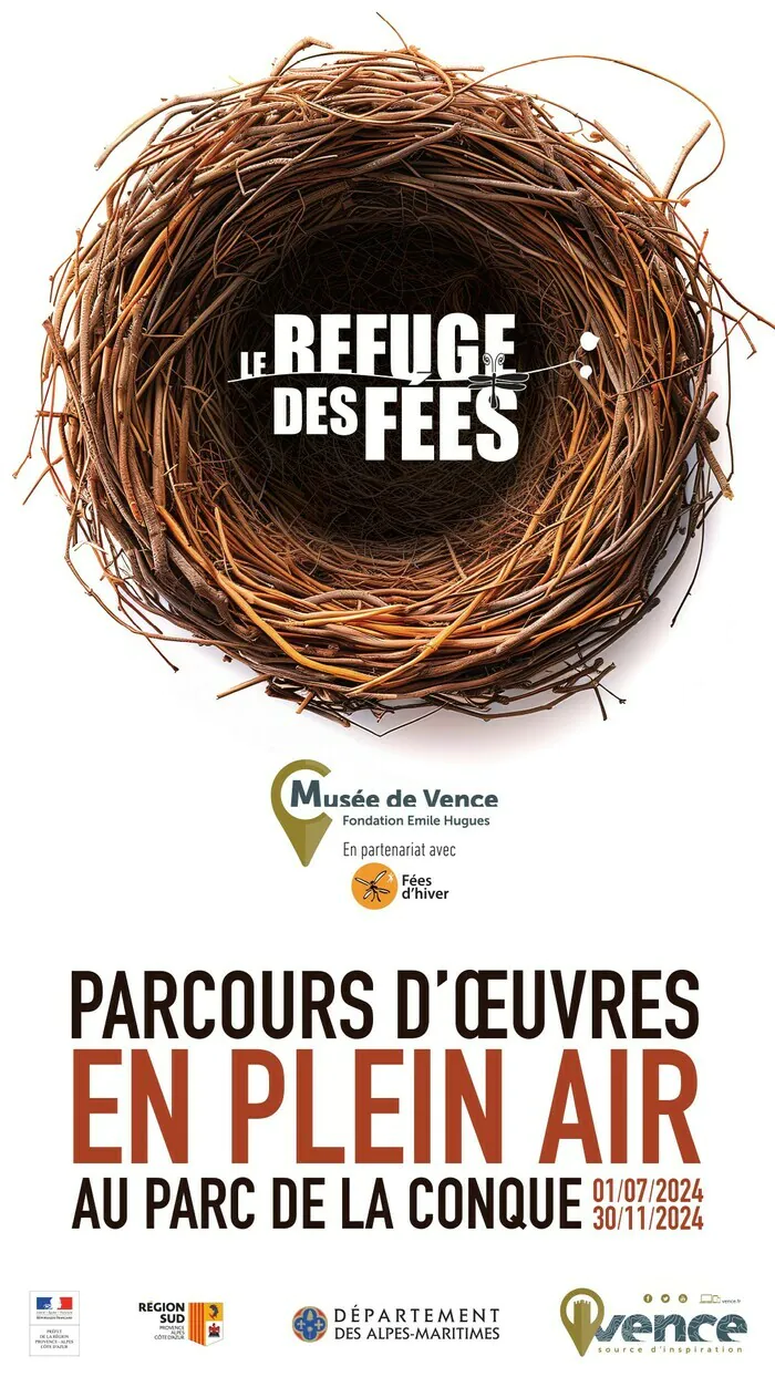 Exposition "Le refuge des fées" Parc de la Conque Vence