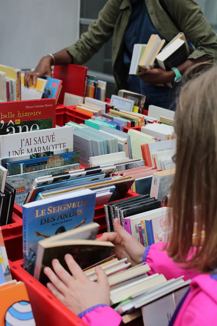 La grande braderie de livres Parc Paul Allain