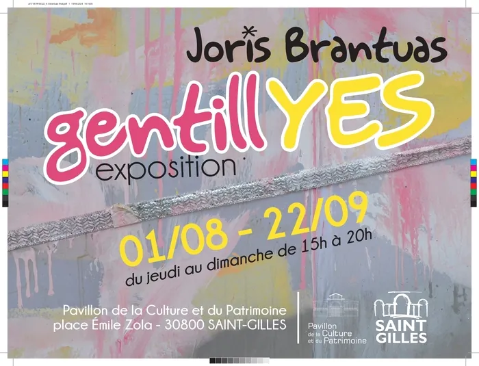 Visite flash de l'exposition « gentillYES » de Joris Brantuas Pavillon de la Culture et du Patrimoine Saint-Gilles