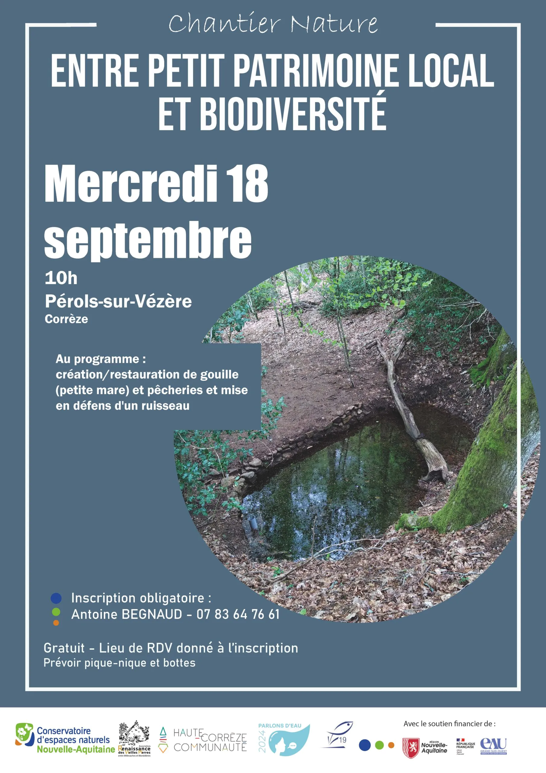 Chantier Nature Entre petit patrimoine local et biodiversité